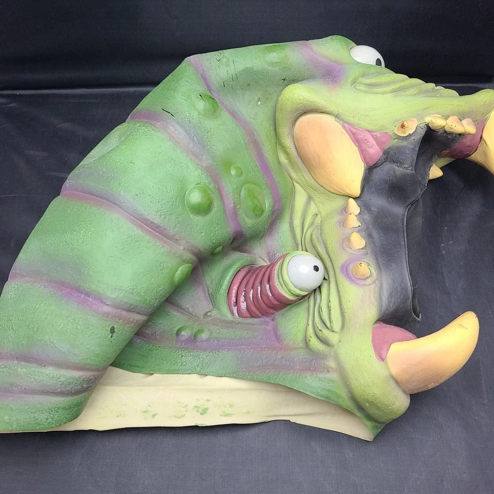 Slug Monster Adult Full Head Mask Easter Unlimited Cosplay Halloween Vintage VTG